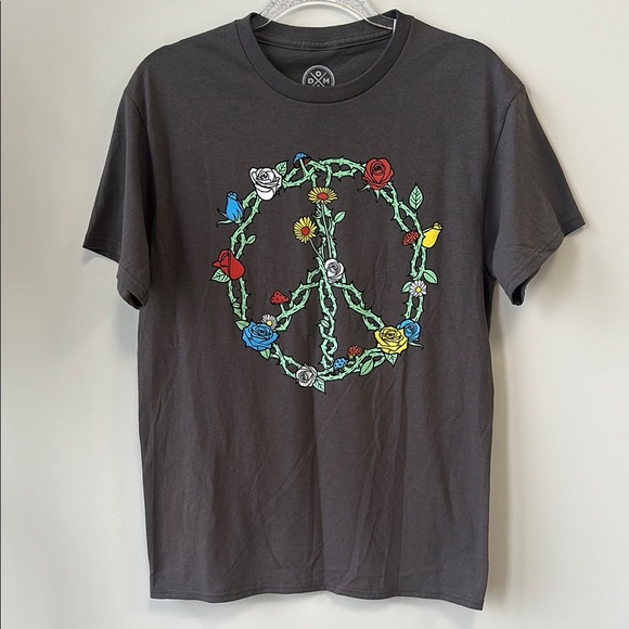 peace thorn Other - Mens Sz M (38-40) PeaceThorn Black & Colorful T-Shirt • NWT!